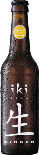 iKi Bio Bier Ingwer, mit grünem Tee und Ingwer, 5,5% vol, obergäriges Craft-Bier, Einweg (1 x 330 ml) von IKI