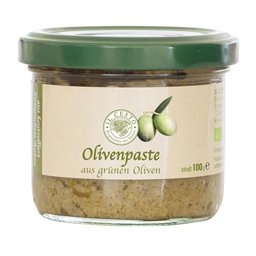 Il Cesto Olivenpaste, aus grünen Oliven, 100g (1) von IL CESTO