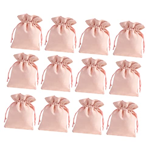 INOOMP Zubehör 12 Stücke Ziehen Rosa Süßigkeiten Lagerung Geburtstagsfeier Dekorativ Favor Valentinstag Baby Tasche Mini Tag Taschen Ing Hochzeitsgeschenk Kinder Tasche Valentinstag von INOOMP