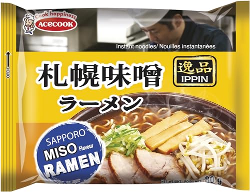 IPPIN Instantnudeln, Miso, 4er Pack - 4 x 80 g von IPPIN