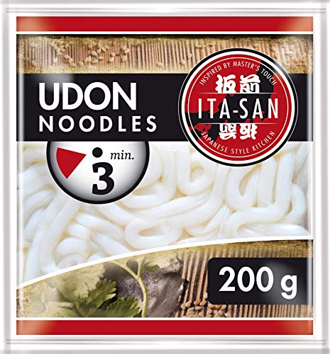Ita-san Udon Nudeln, Gewürzen, schnelle und einfache Zubereitung, halal, vegetarisch, vegan, 1 x 200 g von ITA-SAN