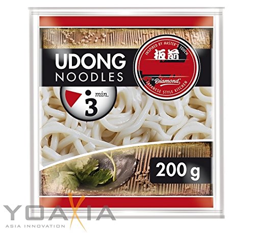 ITA-SAN 板前 Udon-Nudeln UDONG [ 2 x 200g ] vorgekochte Nudeln nach japanischer Art, 2er Pack von ITA-SAN