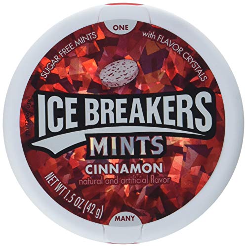 Ice Breakers - Zimt Mints 42 g, 4er Box (4 x 42 g) von Zeelec