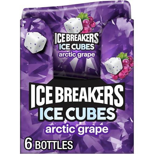 Ice Breakers Arctic Grape Gum. Packung mit 6 Würfeln x 40 Stück/Würfel von Ice Breakers