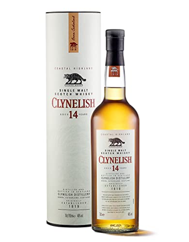 Clynelish 14 Jahre | Single Malt Scotch Whisky | mit Geschenkverpackung | handverlesen aus den schottischen Highlands| 46% vol | 700ml Einzelflasche | von Clynelish