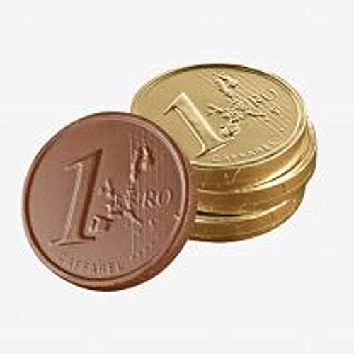 Schokoladenbraun für Süßigkeiten, Goldmünzen, 100 g, aus Milchschokolade, Durchmesser 3 cm von Idea Shopping Center