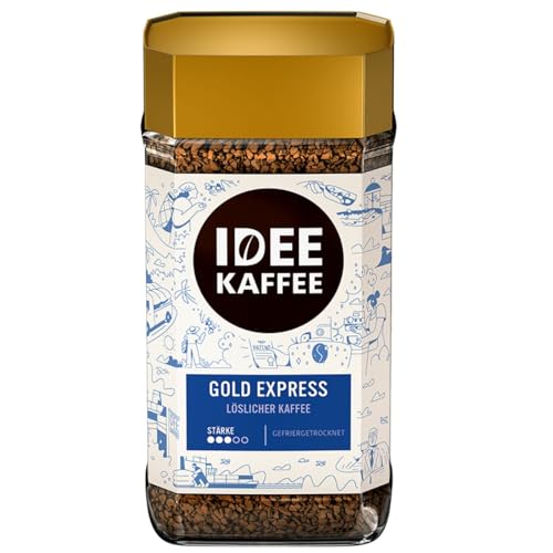 Idee Kaffee GOLD EXPRESS löslicher Kaffee, 6x200g von Idee Kaffee