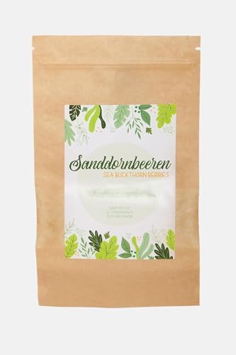 IGART Sanddornbeeren getrocknet ganz 100g | Hippophae rhamnoides | Sea buckthorn fruit | Sanddorn Beeren von Igart