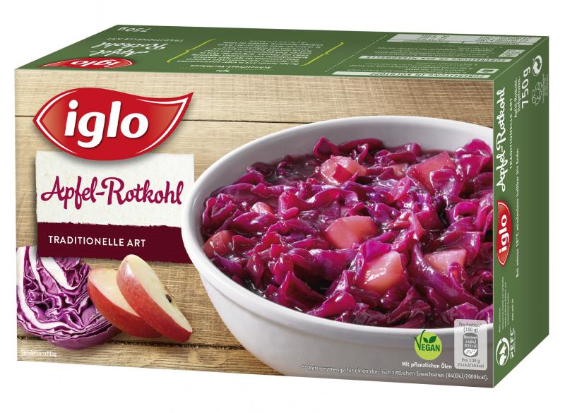 Iglo Apfel-Rotkohl traditionelle Art von Iglo