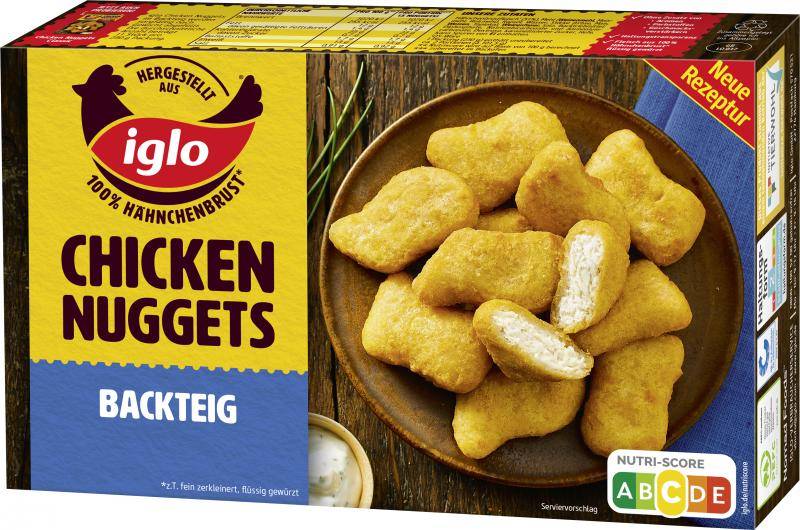 Iglo Gold Nuggets im Backteig von Iglo