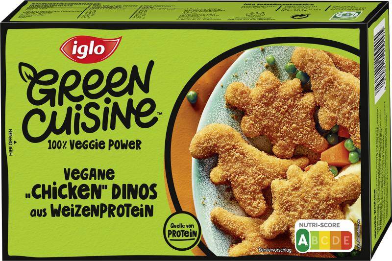 Iglo Green Cuisine Vegane Chicken Dinos von Iglo