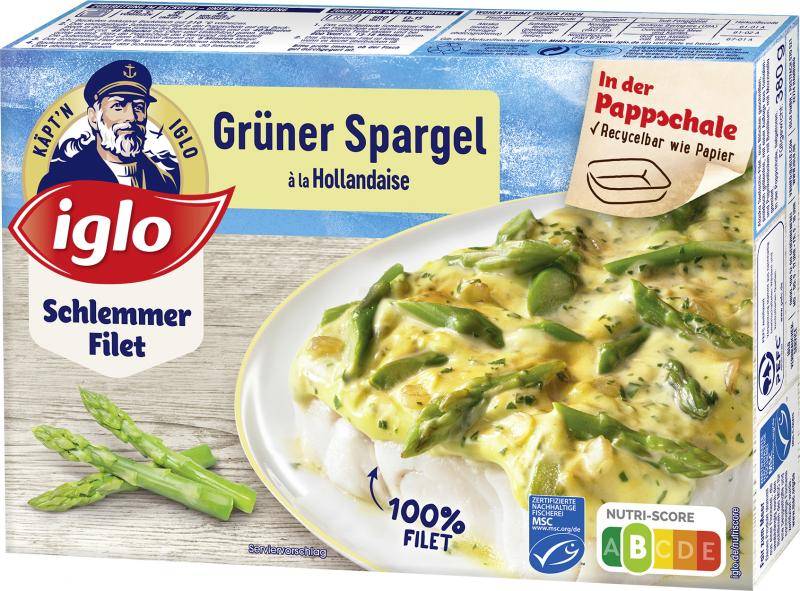 Iglo Schlemmer Filet Grüner Spargel von Iglo