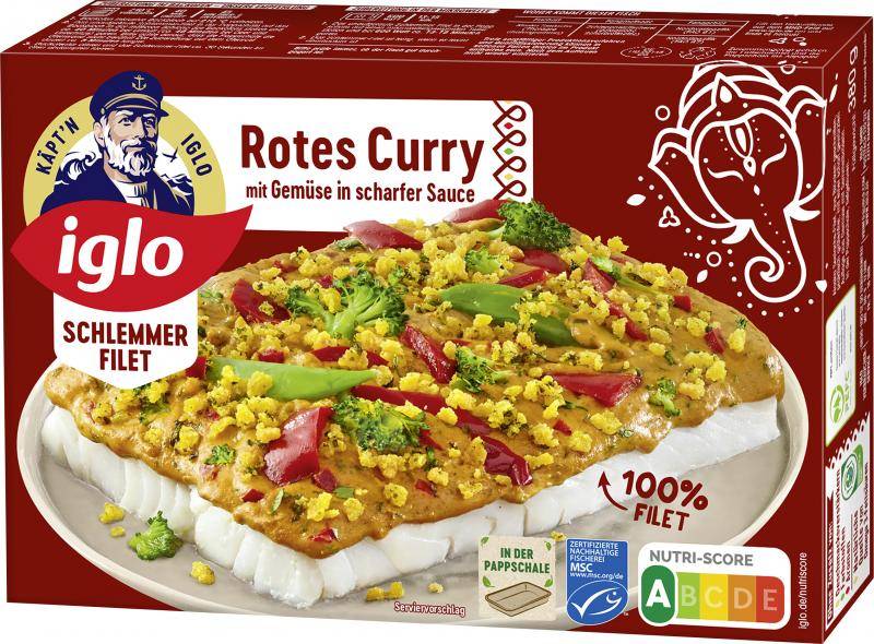 Iglo Schlemmerfilet Rotes Curry von Iglo