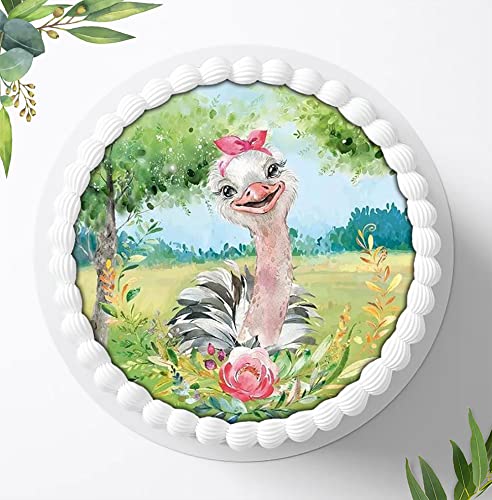 Für die Geburtstags Torte, Zuckerbild mit kompatibel mit: Dschungeltiere Safari, Essbares Foto für Torten, Fondant, Tortenaufleger Ø 20cm, 0818z von Ihr Onlineshop Digital-on 24