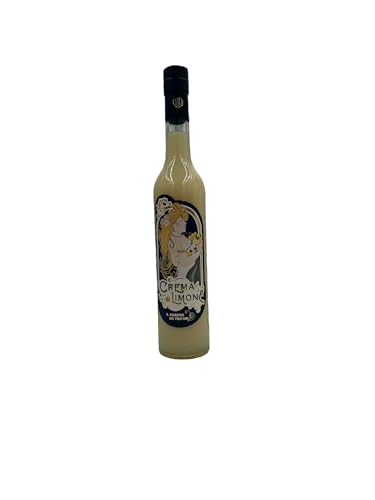 Zitronencreme Likör Il Giardino dei Profumi - Traditionelle Italienische Crema di Limone - 500ml - Perfekt als Digestif oder Dessertzutat von Il Giardino dei Profumi