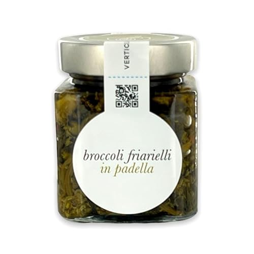 Broccoli Friarielli in der Pfanne zubereitet - kleine Glas von Il Tomolo