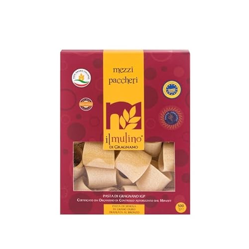 Pasta aus Gragnano IGP - Mezzi Paccheri von Il Tomolo