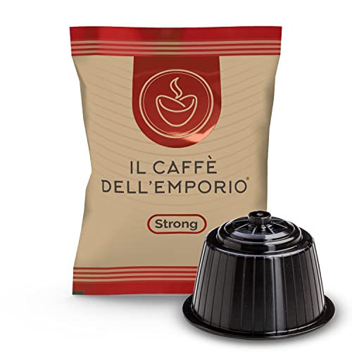 Der Kaffee Dell 'em Parker Kaffee Kapseln Kompatibel Mit Nescafe Dolce Gusto Blend Honigaehnliches Strong Rot Red (50) von Il caffe' dell'emporio