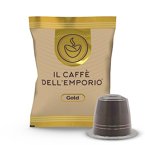 Der Kaffee Dell 'em Parker Kaffee Kapseln Kompatibel Mit nespresso Blend Gold Arabica (100) von Il caffe' dell'emporio