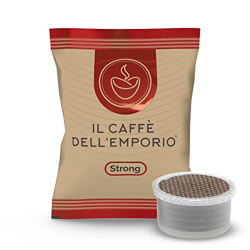 Der Kaffee Dell 'em Parker Kaffee Kapseln Kompatibel lavazza Espresso Point Blend Honigaehnliches Strong Rot Red (100) von Il caffe' dell'emporio