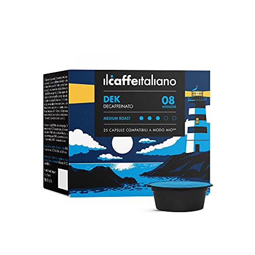 Il Caffè Italiano Kaffeekapseln Kompatibel Lavazza A Modo Mio Entkoffeiniert 120 Stk | Kaffeekapseln Kompatibel A Modo Mio, Stark und Entscheidend | Kompatibel Lavazza A Modo Mio Kapseln | Frhome von FRHOME