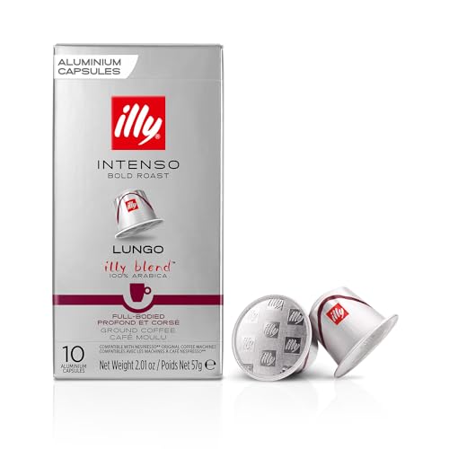 Illy - Intenso Lungo Espresso Kaffeekapseln - 10x 10 Kapseln von illy