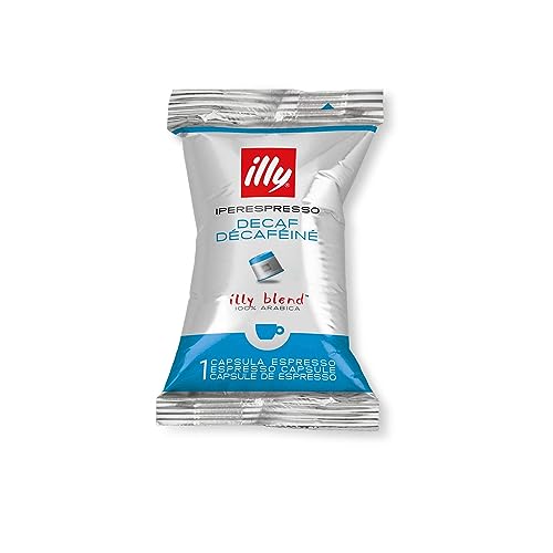 illy Kaffee, Iperespresso Kaffeekapseln entkoffeiniert - 1 Verpackung mit 100 Kaffeekapseln von illy