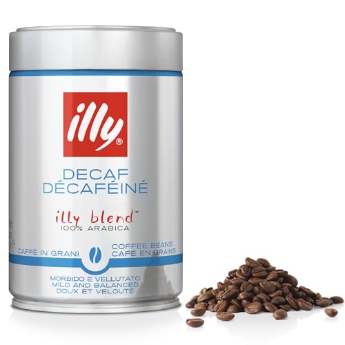 illy Kaffee, Kaffeebohnen Entkoffeiniert - Dose zu 250 g von illy