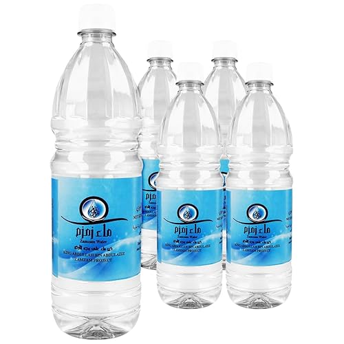 Zam Zam Wasser, Makkah Al Mukarramah, Zemzem Suyu, Zamzam, Quellwasser, Brunnen, Quelle,Water (5x1 Liter) von Ilm Verlag