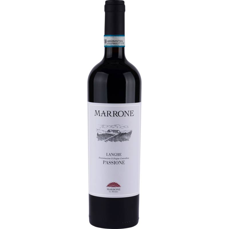 Marrone Langhe Passione, Langhe DOC, Piemont, 2021, Rotwein von Imbottigliato da Agricola Gian Piero Marrone s.n.c. La Morra - Italia nella propria cantina di Castiglione Falletto - It