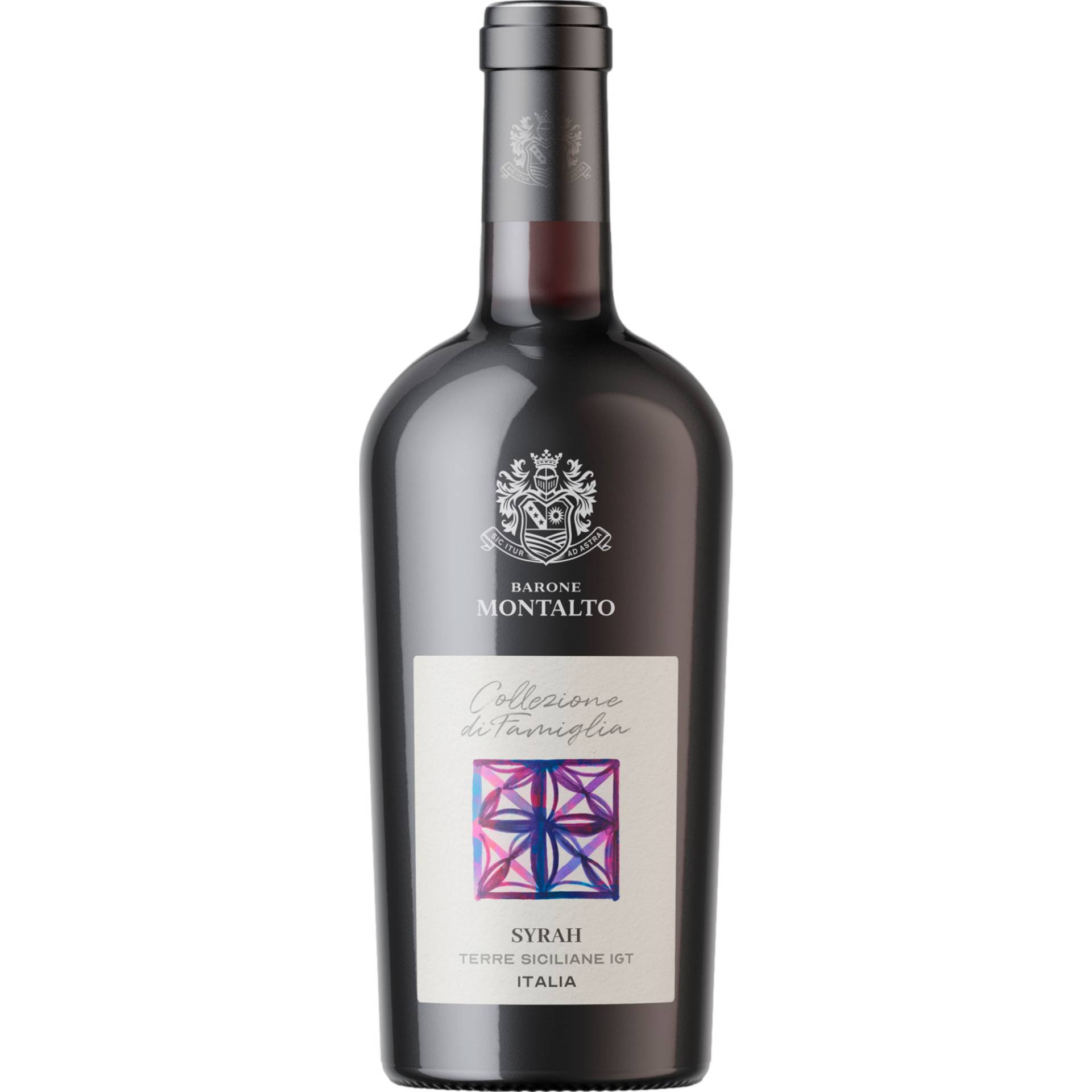 Barone Montalto Syrah, Terre Siciliane IGT, Sizilien, 2021, Rotwein von Imbottigliato da Barone Montalto S.p.A. nelle Cantine di Priocca (CN) - Italia