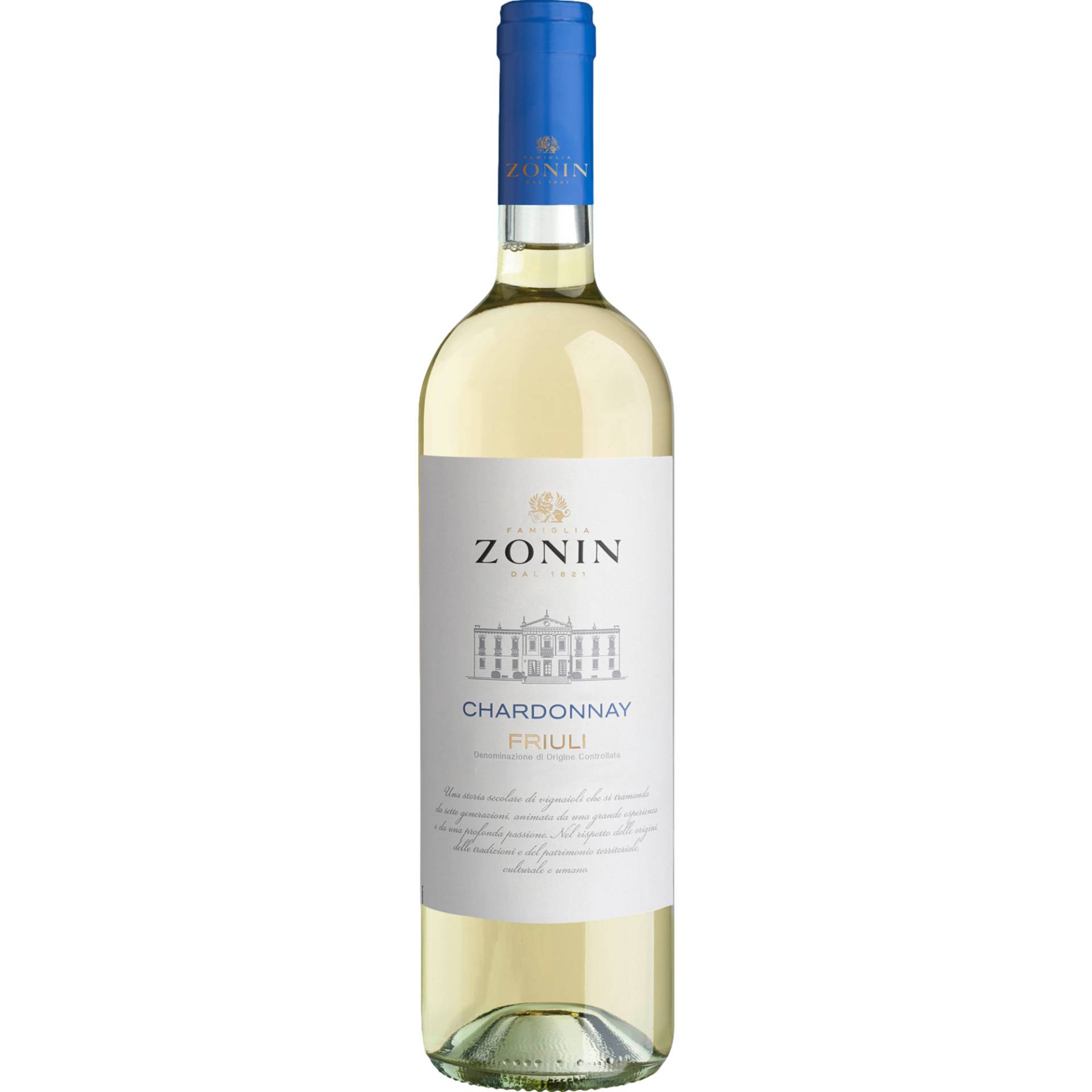 Zonin Classici Chardonnay, Friuli Aquileia DOC, Venetien, 2023, Weißwein von Imbottigliato da Casa Vinicola Zonin S.p.A. - Gambellara - Italia