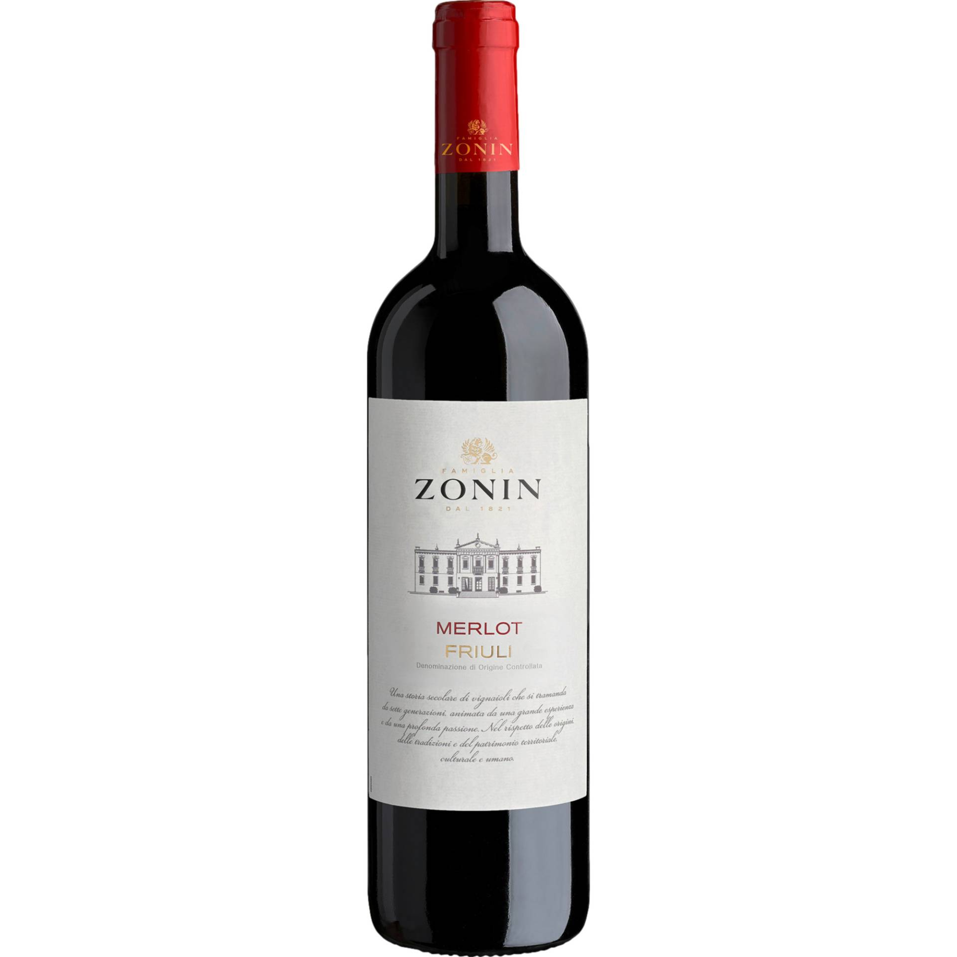 Zonin Classici Merlot, Friuli Aquileia DOC, Venetien, 2022, Rotwein von Imbottigliato da Casa Vinicola Zonin S.p.A. - Gambellara - Italia