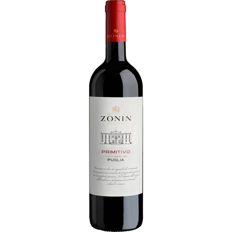 Zonin Classici Primitivo, Puglia IGP, Apulien, 2023, Rotwein von Imbottigliato da Casa Vinicola Zonin S.p.A. - Gambellara - Italia