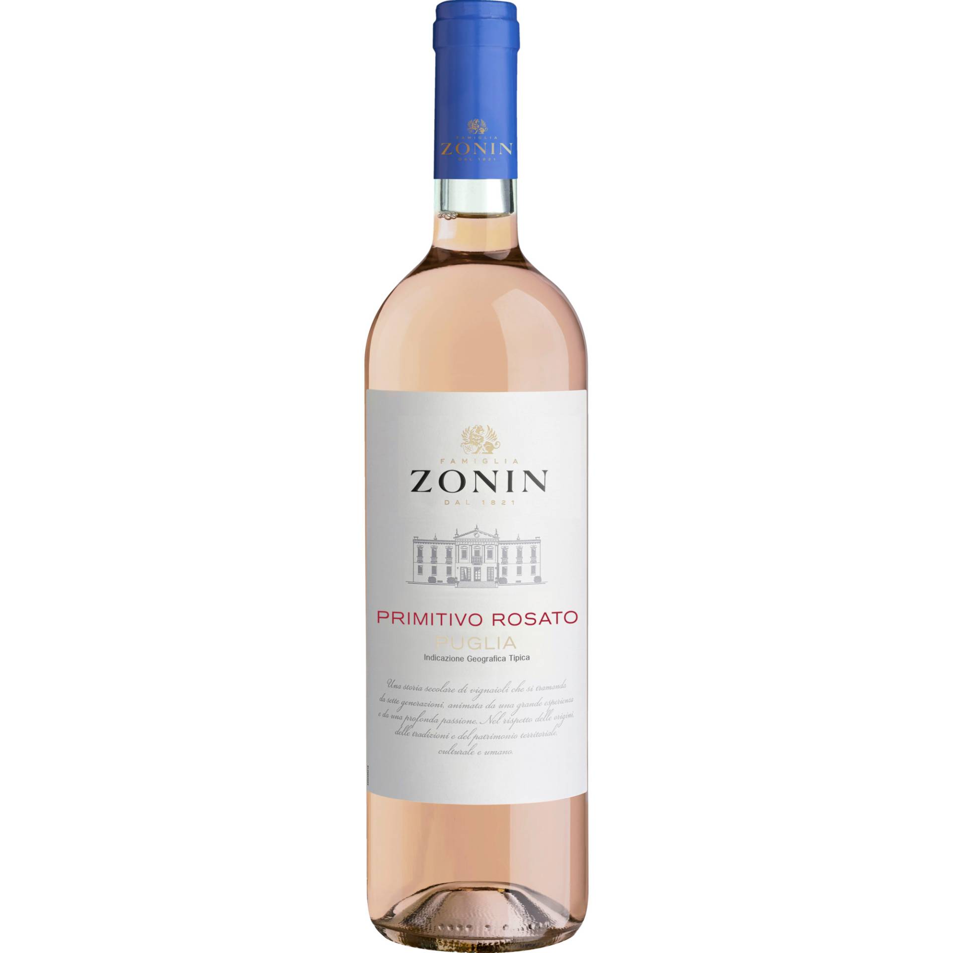 Zonin Classici Primitivo Rosato, Puglia IGT, Venetien, 2023, Roséwein von Imbottigliato da Casa Vinicola Zonin S.p.A. - Gambellara - Italia