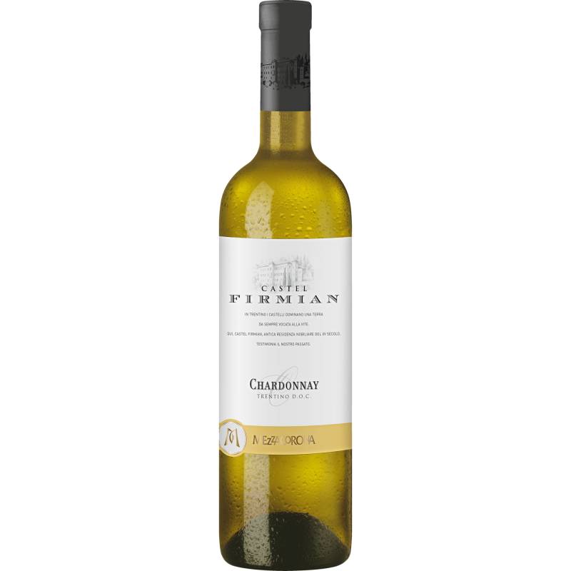 Castel Firmian Chardonnay, Trentino DOC, Trentino, 2023, Weißwein von Imbottigliato da Nosio S.p.A. – Mezzocorona – Italia