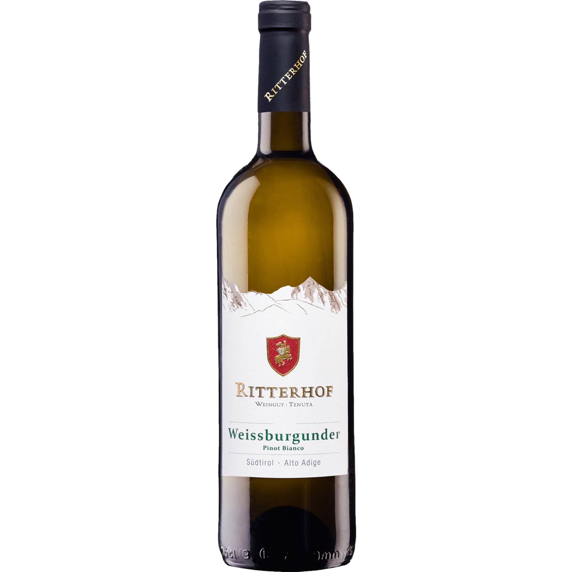 Ritterhof Weissburgunder, Alto Adige DOC, Südtirol, 2023, Weißwein von Imbottigliato da Ritterhof GmbH Kellerei, 39052 Kaltern (BZ)