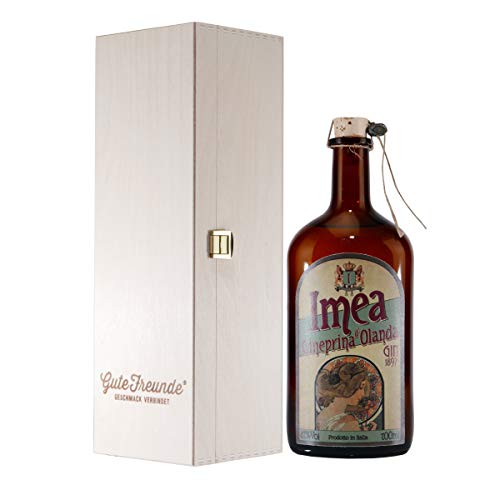 Imea Gineprina d'Olanda Gin mit Geschenk-Holzkiste von Imea