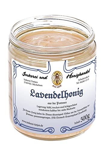 Lavendelhonig 500g – aus der Provence Frankreich - sehr aromatisch, naturbelassen, roher Honig (von Imkerei Nordheide) von Imkerei Nordheide