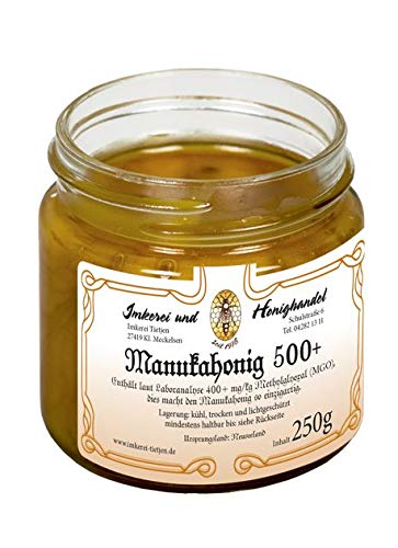 Manuka Honig MGO 500+ (250 g) aus Neuseeland | Laborgeprüft, reines Naturprodukt von Imkerei Nordheide
