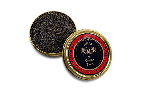 Kaviar Royal Baerii (Acipenser Baerii) - Sibirischer Kaviar - 24-Stunden Expresslieferung - (125 GR) von Imperial Caviar