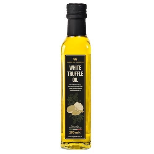 White Truffle Oil (250ml) - Weißes Trüffel Öl nach original italienischem Rezept mit weißer Trüffelnote von Imperial Caviar