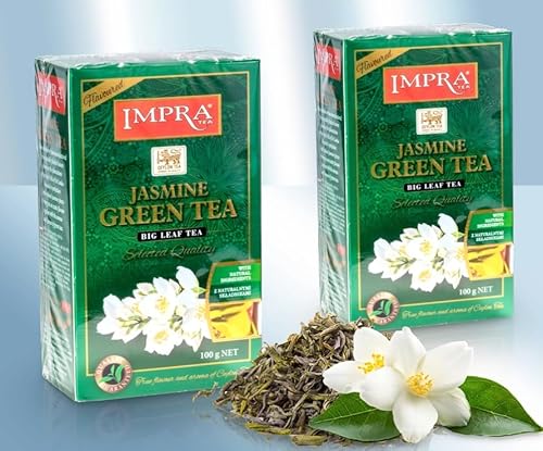 Impra Grüner Großblatt Tee "Jasmin" 100g von Impra