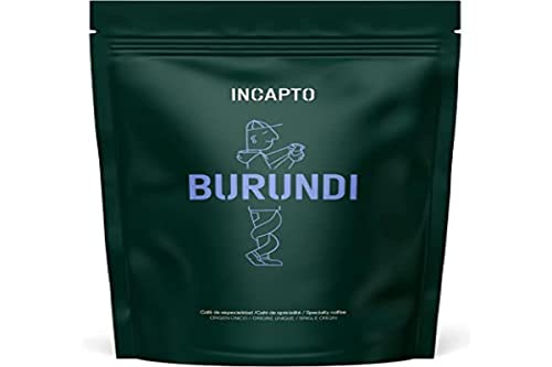Incapto Spezialitäten-Kaffeebohnen | Single-Origin Burundi | Espresso 100% Arabica | Specialty Coffee 87.75 Punkte SCA | Traditionell Geröstete Bohnenkaffee | Plantage Buhinyuza, Nyagishiru, 1kg von Incapto
