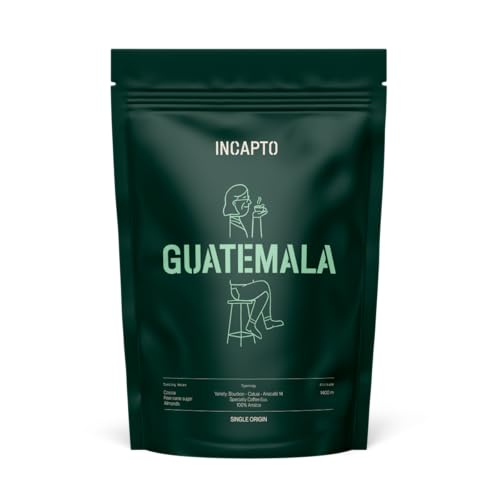 Incapto Spezialitäten-Kaffeebohnen | Single-Origin Guatemala | Espresso 100% Arabica | Specialty Coffee 86.25 SCA | Traditionell Geröstete Bohnenkaffee | Plantage Quetzaltenango, Chuva-Frauen, 500g von Incapto