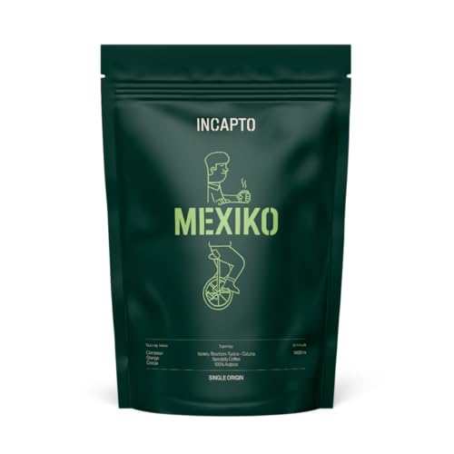 Incapto Spezialitäten-Kaffeebohnen | Single-Origin Mexiko | Espresso 100% Arabica | Specialty Coffee 82 Punkte SCA | Traditionell Geröstete Bohnenkaffee | Plantage Chiapas, EthicHub, 1kg von Incapto