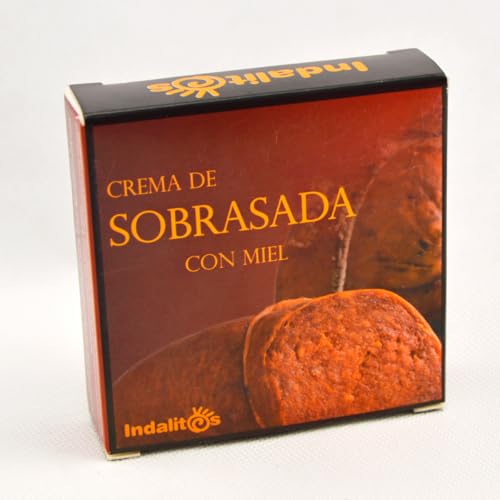 Indalitos – Iberische Sobrasada-Creme mit Honig – Packung mit 9 x 70 g von Indalitos