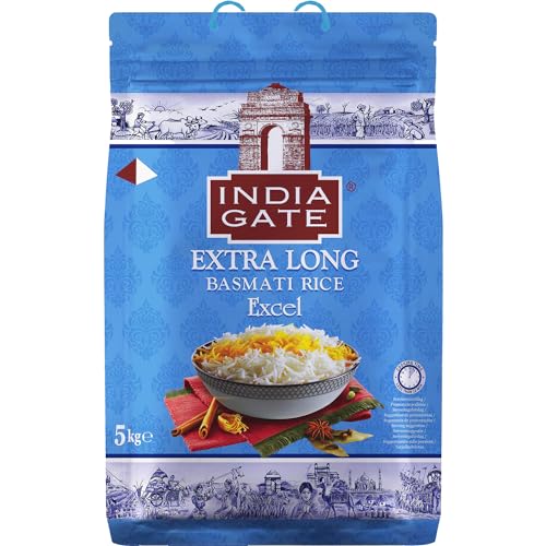 INDIA GATE - Basmati Reis Extra Lang Excel - 1 X 5 KG von India Gate