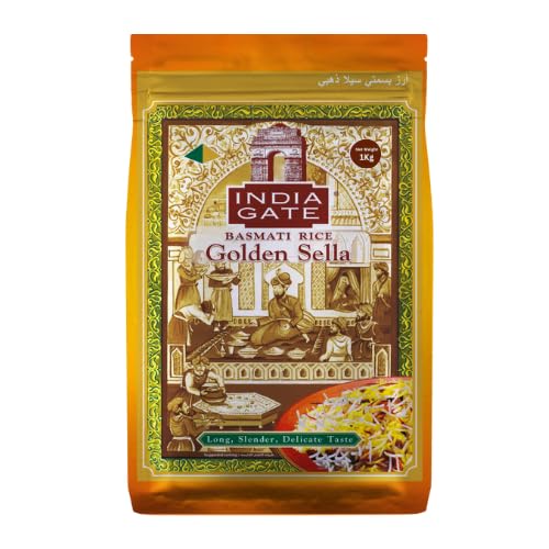 India Gate Golden Sella Basmati Reis (1kg) von India Gate