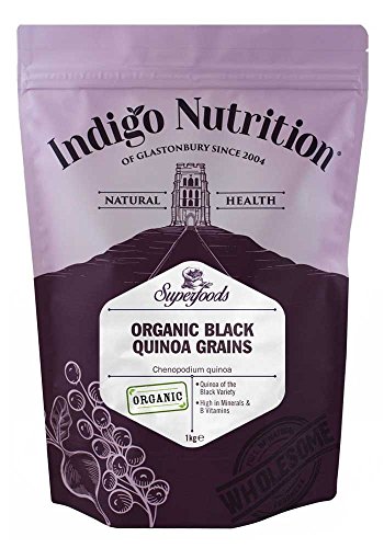 Indigo Herbs BIO Schwarze Quinoa Körner 1kg von Indigo Herbs